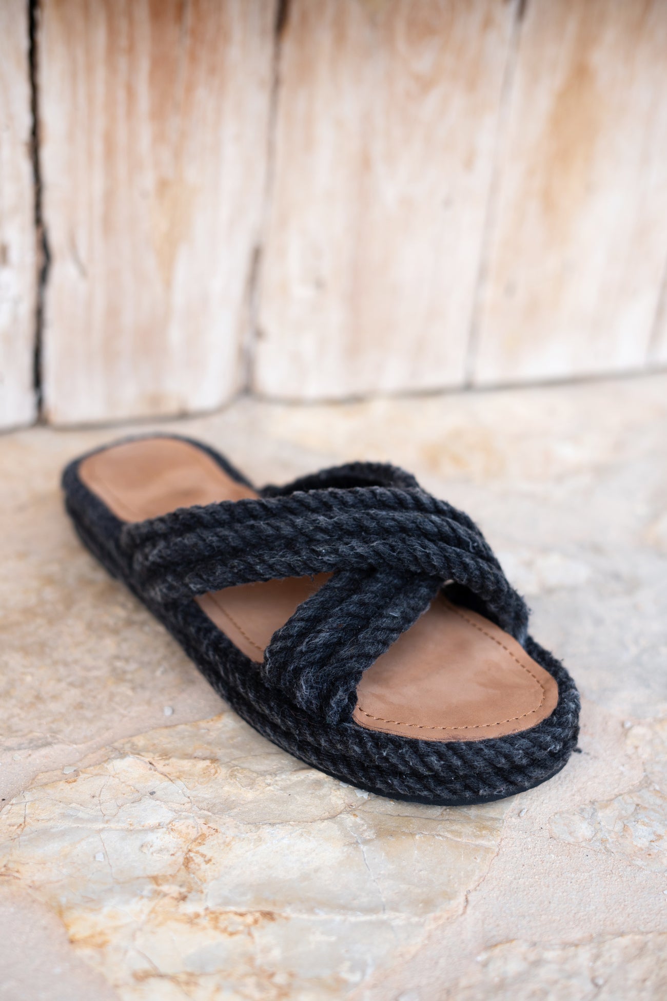 Sandal Rope Path Black