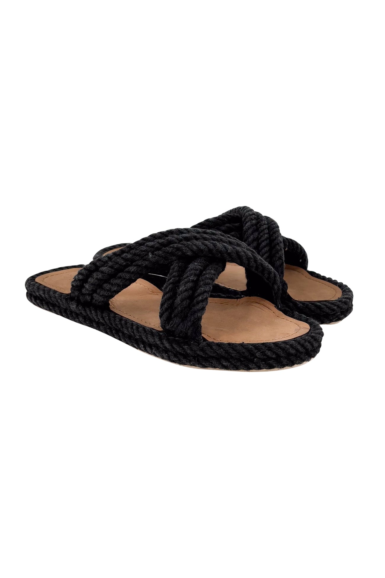 Sandal Rope Path Black